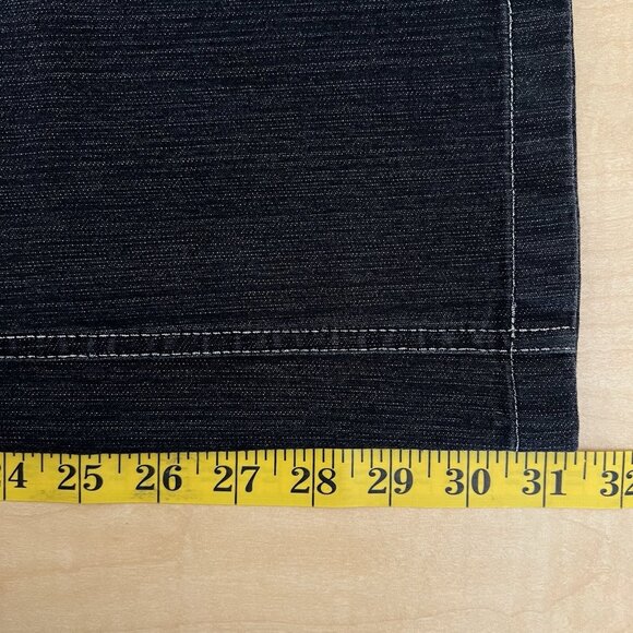 Peck & Peck Women's Weekend Black Jeans Size 4 Boot Cut Mid Rise Stretch - Picture 7 of 9